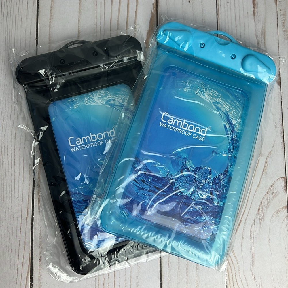 Floating Waterproof Phone Pouch Case Bag 2pack **NEW